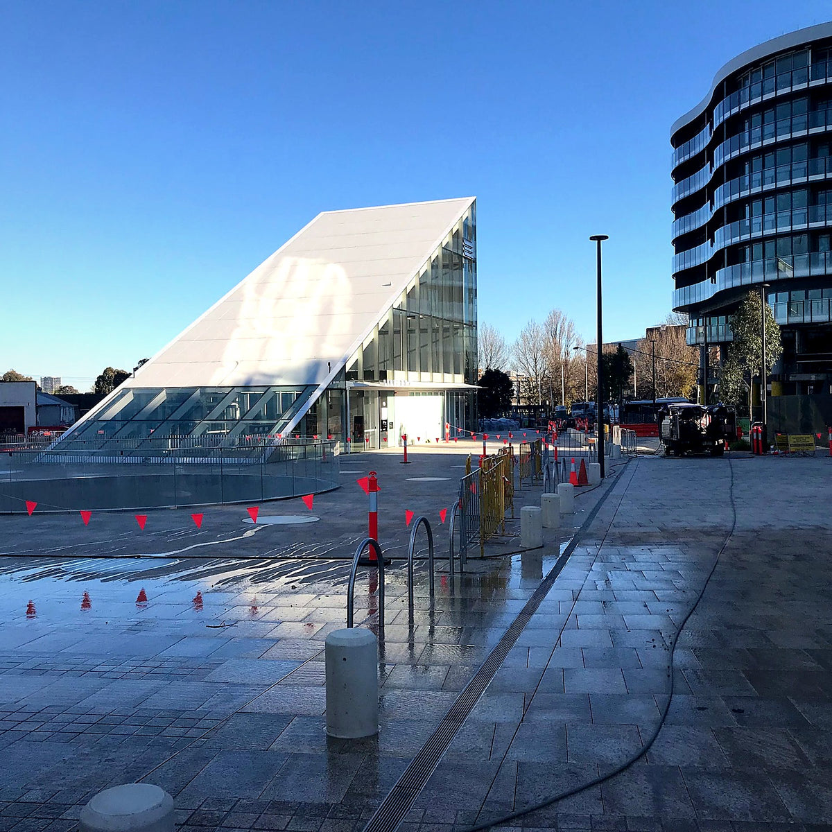 Green Square Library — surface cleaning and sealing by CityShine