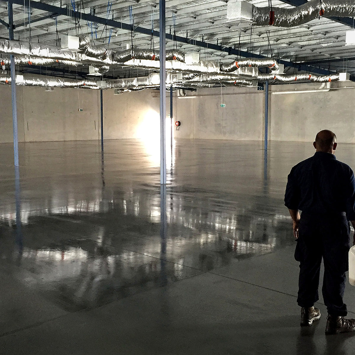 Gregory Hills warehouse — surface cleaning and sealing by CityShine