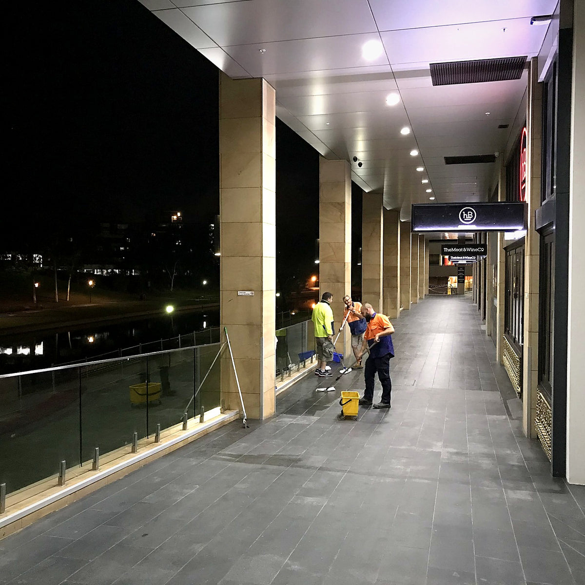 Meriton Suites Parramatta — surface cleaning and sealing by CityShine