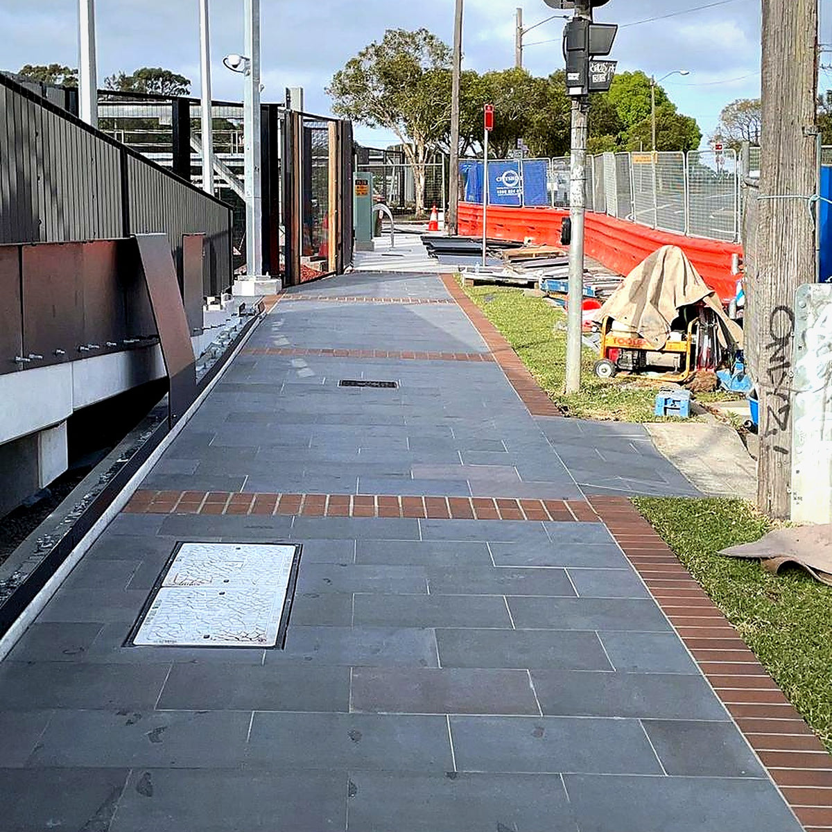 Petersham Station project — surface cleaning and sealing by CityShine