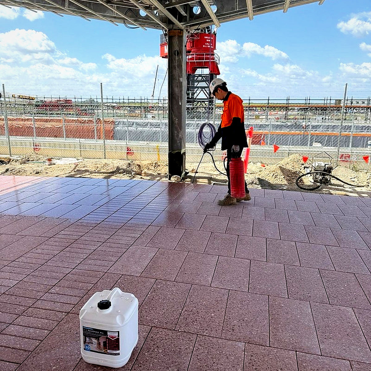 Western Sydney International Airport (WSI) — surface cleaning and sealing by CityShine