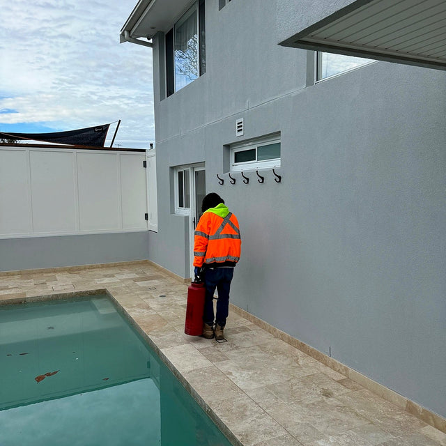 Travertine Pool and Outdoor Entertaining Area Cleaning and Sealing, Greystanes - project photo 2