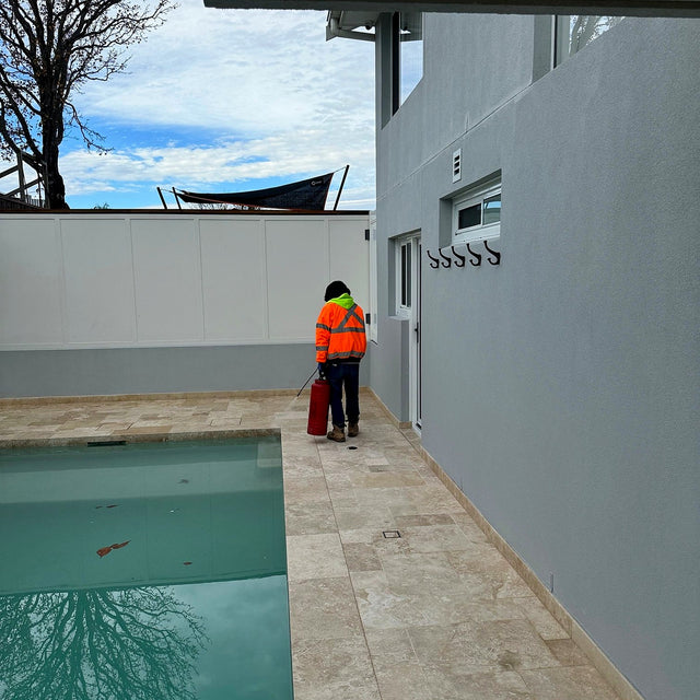 Travertine Pool and Outdoor Entertaining Area Cleaning and Sealing, Greystanes - project photo 3