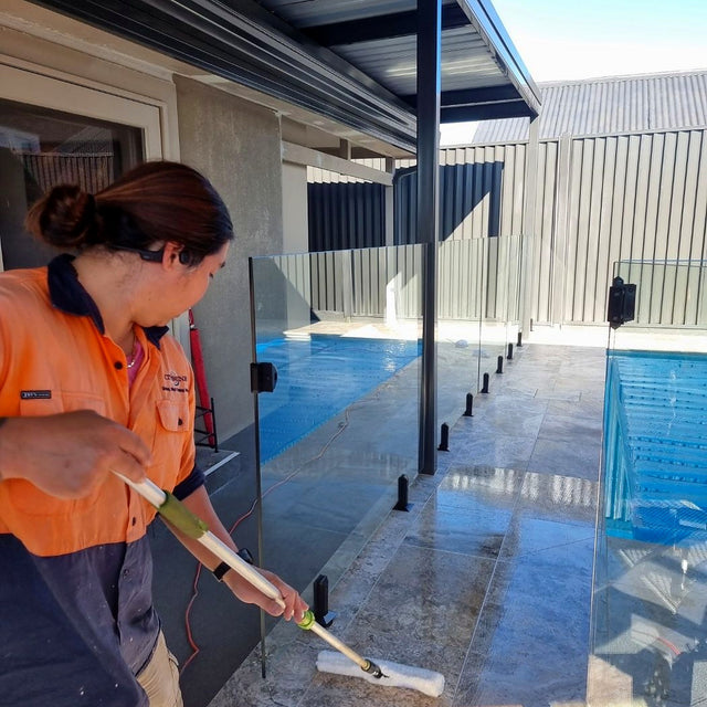 Travertine Pool Surround Cleaning, Sealing and Caulking, Croydon Park - project photo 8