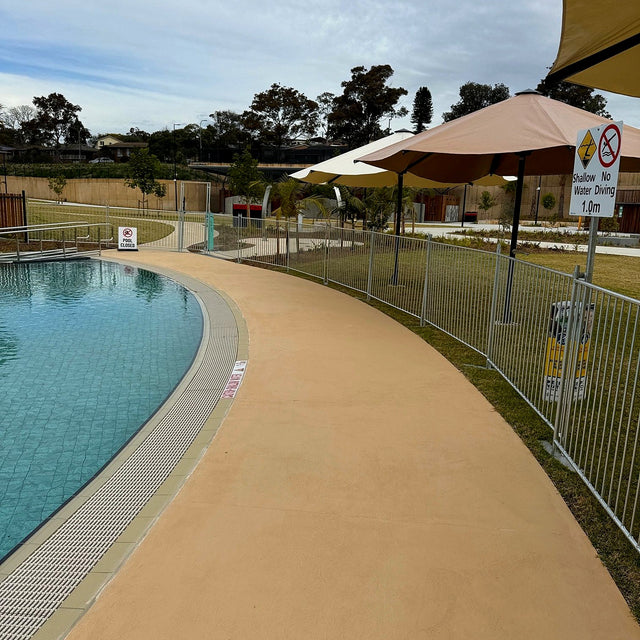 Concrete Pool Surround Cleaning and Sealing, Bradbury - project photo 2