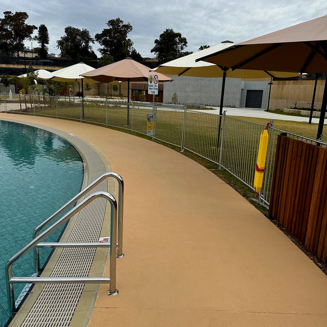 Concrete Pool Surround Cleaning and Sealing, Bradbury - project photo 3