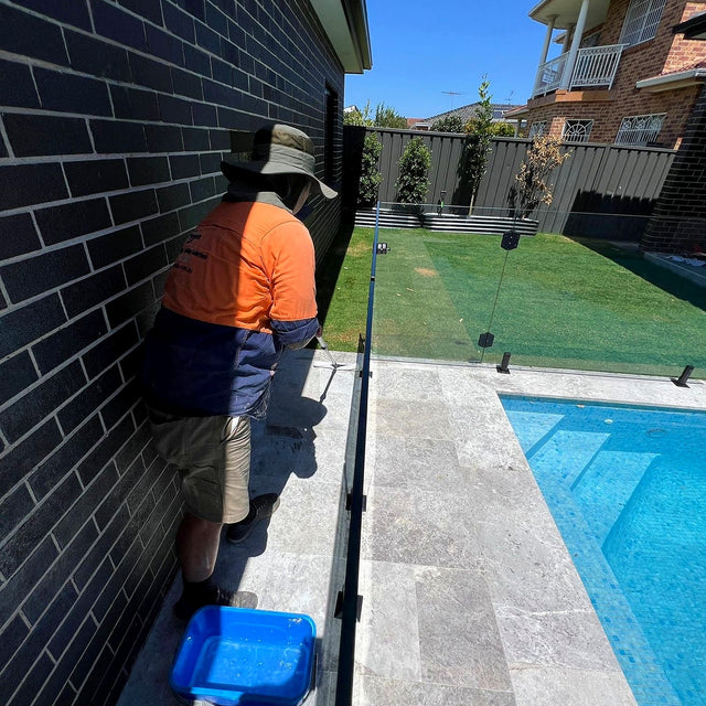 Pool Stone and Feature Wall Cleaning, Sealing and Caulking, Concord West - project photo 3