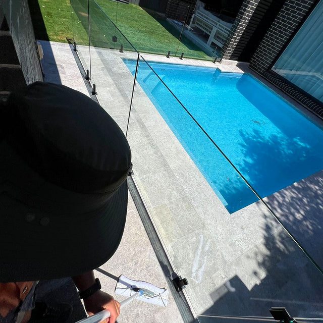 Pool Stone and Feature Wall Cleaning, Sealing and Caulking, Concord West - project photo 4