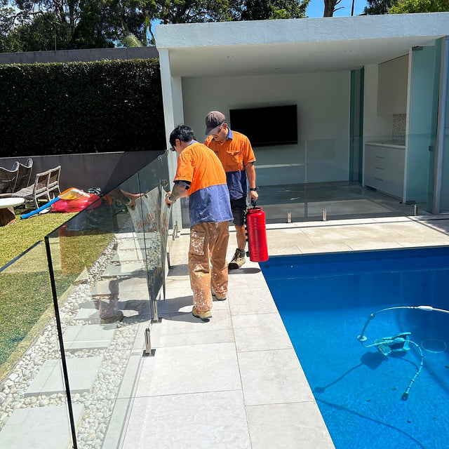 Pool Surround and Pool Wall Cleaning and Sealing, Strathfield - project photo 2