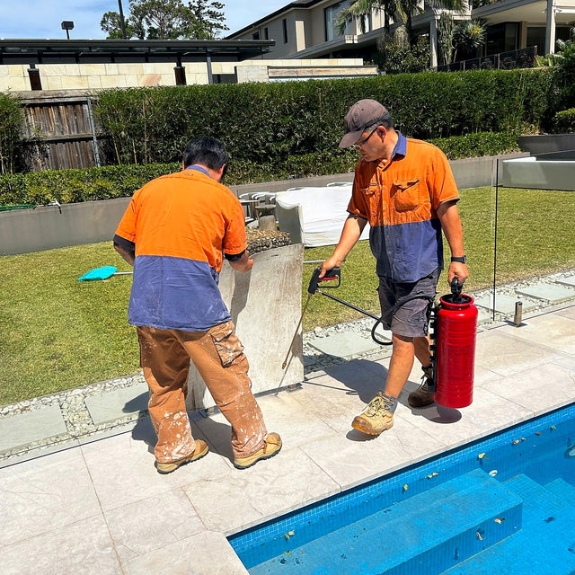 Pool Surround and Pool Wall Cleaning and Sealing, Strathfield - project photo 4