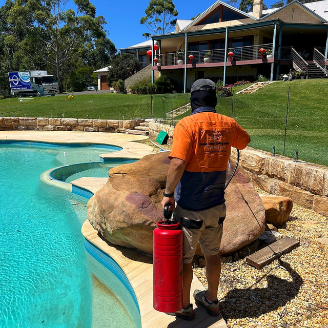 Sandstone Pool Surround Cleaning and Sealing, Terrey Hills - project photo 3