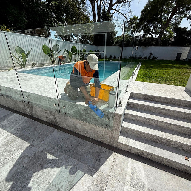Pool Surround Cleaning, Sealing and Caulking, Croydon - project photo 3