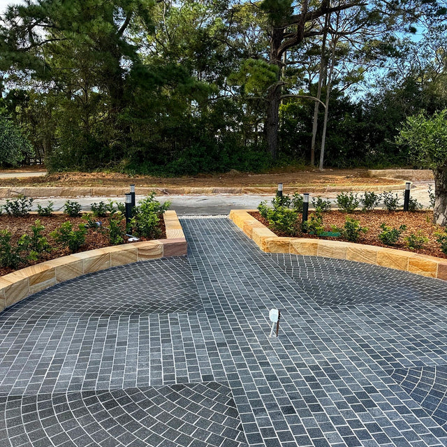 Granite Cobblestone Path Cleaning and Sealing - Dural - project photo 3