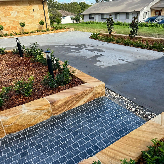Granite Cobblestone Path Cleaning and Sealing - Dural - project photo 4