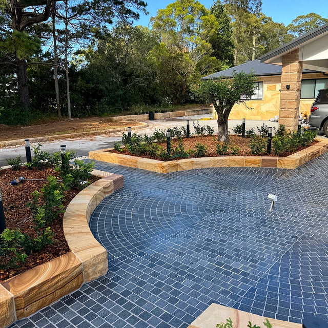 Granite Cobblestone Path Cleaning and Sealing - Dural - project photo 6