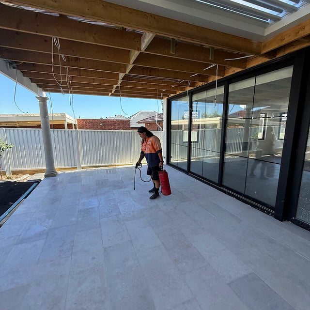 Marble Patio and BBQ Area Cleaning and Sealing - Earlwood - project photo 8