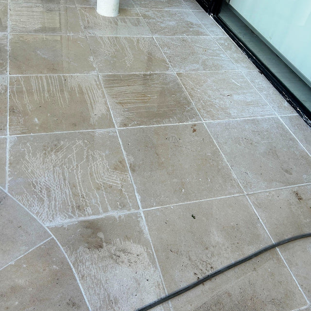 Limestone Terrace Cleaning and Sealing - Lugarno - project photo 7