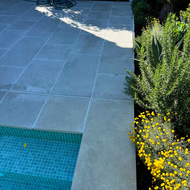 Limestone Pool Surround Cleaning, Sealing and Caulking - Earlwood - project photo 2