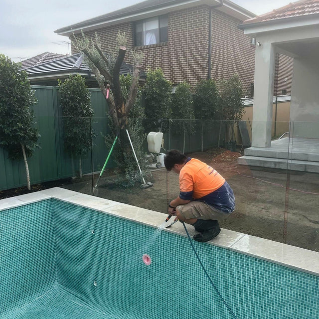 Limestone Pool Surround Cleaning, Sealing and Caulking - Earlwood - project photo 6