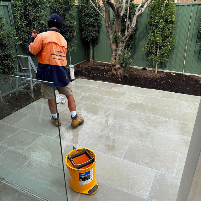 Limestone Pool Surround Cleaning, Sealing and Caulking - Earlwood - project photo 9