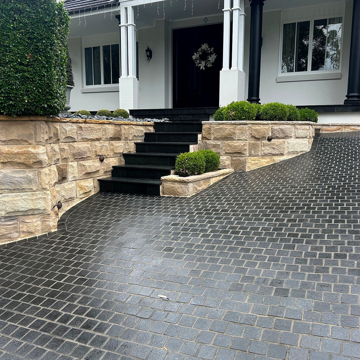 Black Raven Paver Driveway Cleaning and Sealing - Castle Hill - project photo 3