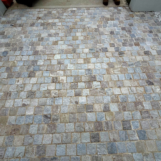 Duplex Paver Driveway Cleaning and Sealing - Greenacre - project photo 4