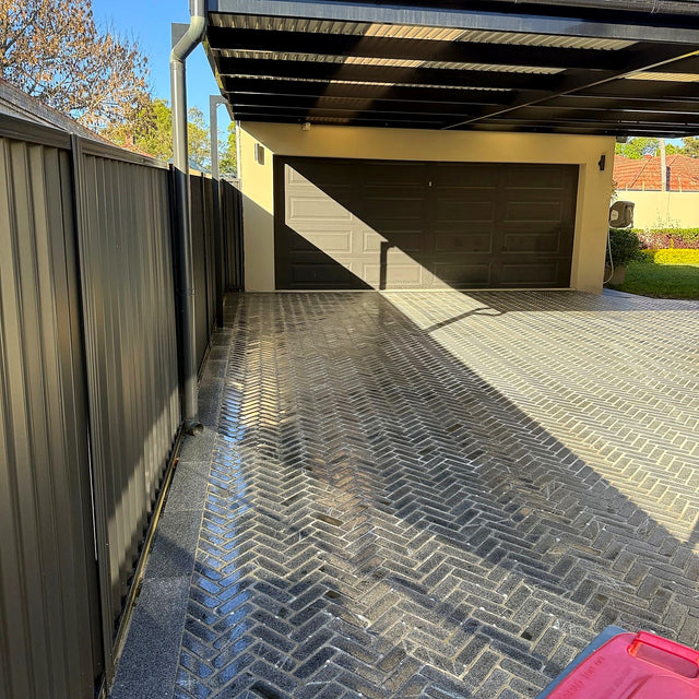 Herringbone Paver Courtyard Cleaning and Sealing - Strathfield - project photo 5