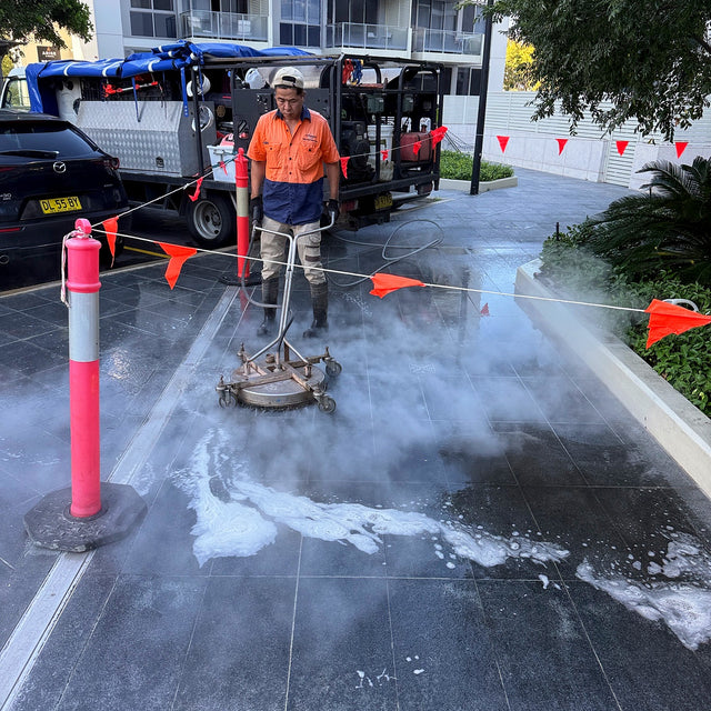 Entry Paving, Stairs and Landings Anti-Slip Resealing - Lane Cove West - project photo 2