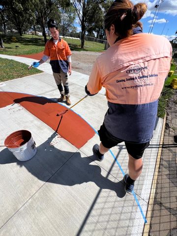Coloured Paving Anti-Slip Sealing - Bass Hill - project photo 11