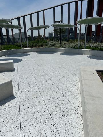 Podium Paver Cleaning and Anti-Slip Sealing - Alexandria - project photo 4