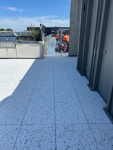 Podium Paver Cleaning and Anti-Slip Sealing - Alexandria - project photo 15
