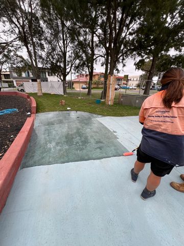 Playground Coloured Concrete Anti-Slip Sealing - Taren Point - project photo 12