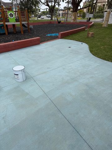 Playground Coloured Concrete Anti-Slip Sealing - Taren Point - project photo 13
