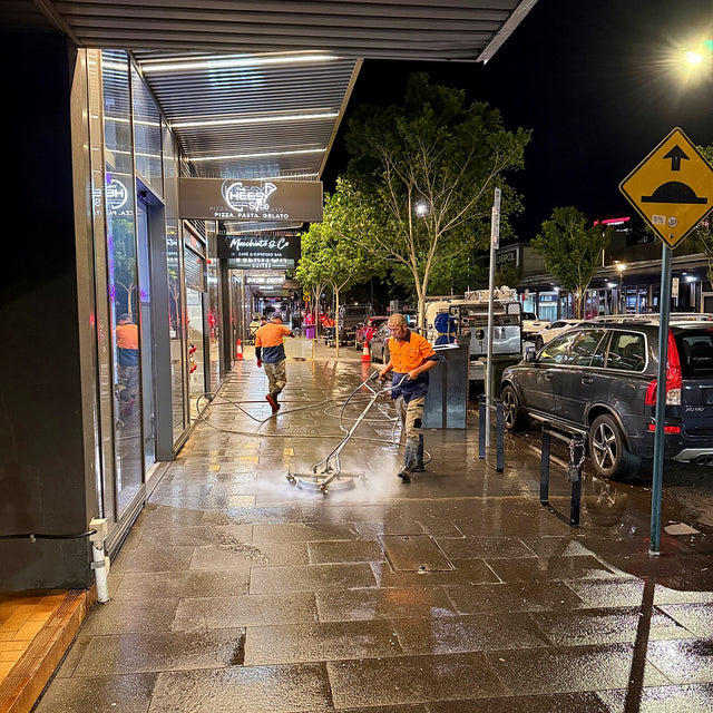 Retail Precinct Paver Cleaning and Anti-Slip Resealing - Liverpool - project photo 4
