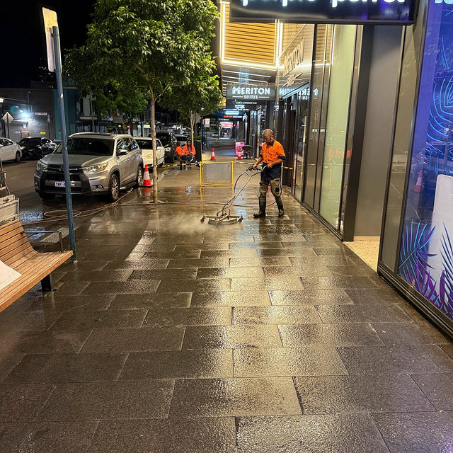 Retail Precinct Paver Cleaning and Anti-Slip Resealing - Liverpool - project photo 7