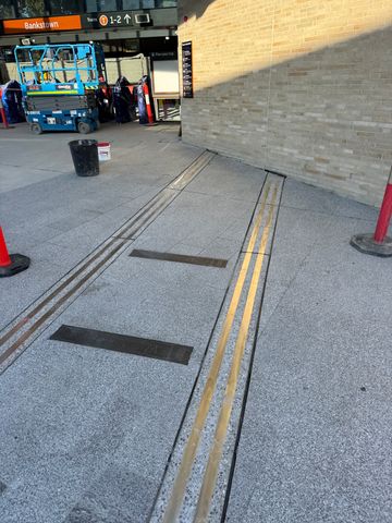 Station Footpath and Tracksides Anti-Slip Treatment - Bankstown - project photo 3