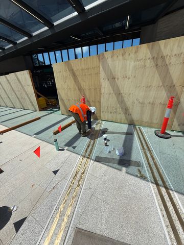 Station Footpath and Tracksides Anti-Slip Treatment - Bankstown - project photo 15