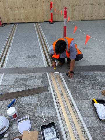Station Footpath and Tracksides Anti-Slip Treatment - Bankstown - project photo 16