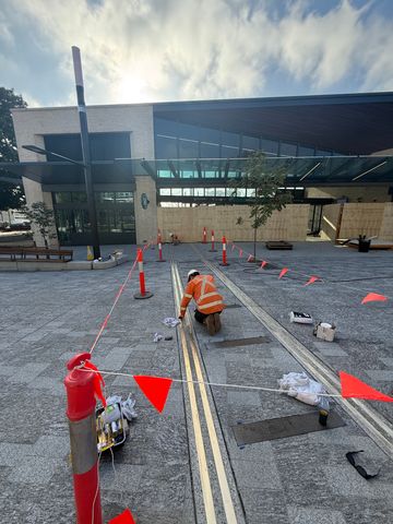 Station Footpath and Tracksides Anti-Slip Treatment - Bankstown - project photo 17